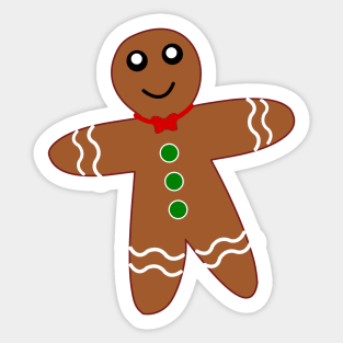 Gingerbreadman Sticker